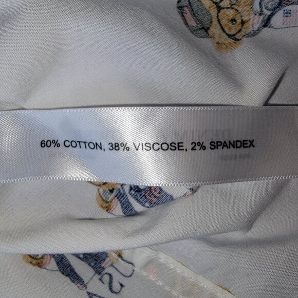 Denim & Flower Men’s USA Teddy Bear Short Sleeve Button Down Size Large & XL NWT - Picture 11 of 14